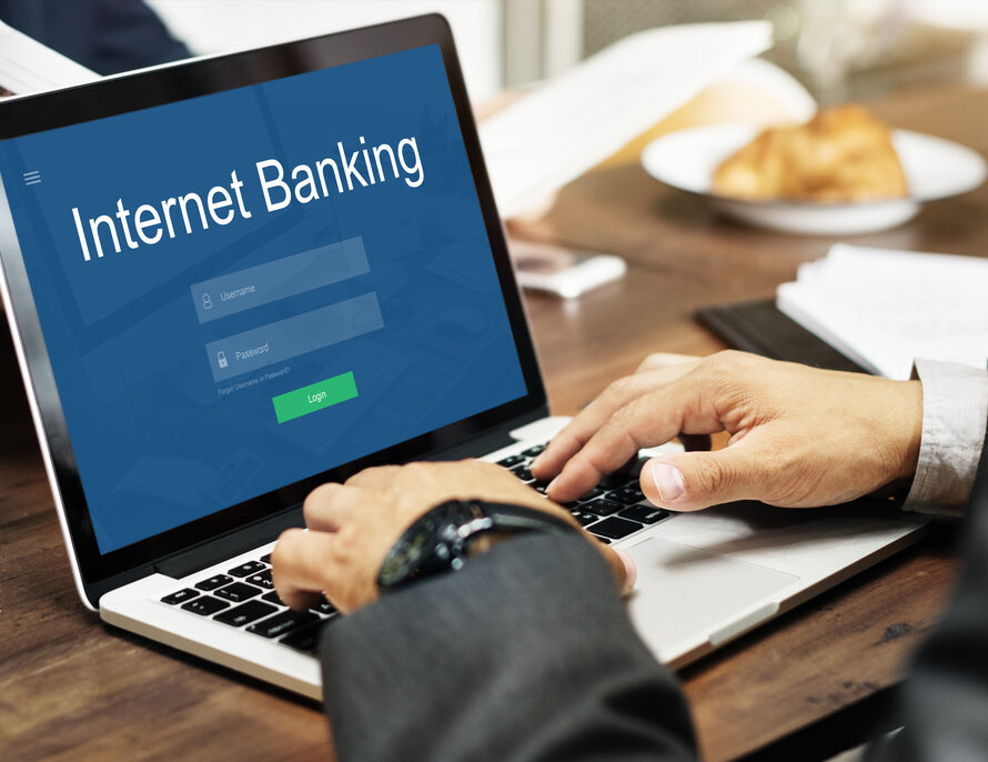 Internet Banking Online Payment Technology Concept